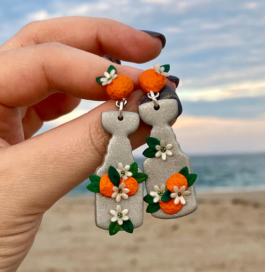 Stanley Cup Earrings - State Flower Collection - Florida Orange Blossom