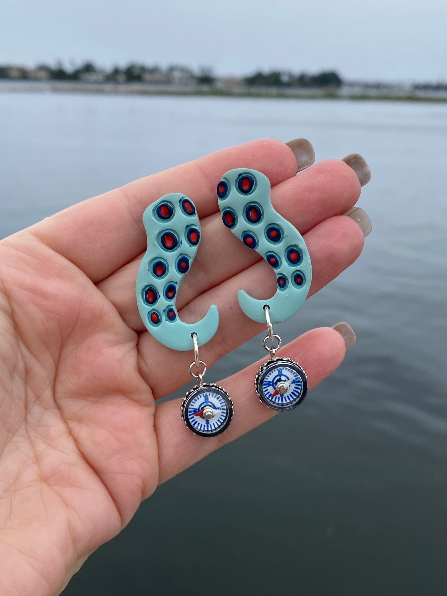 Seattle Kraken Tentacle Earrings