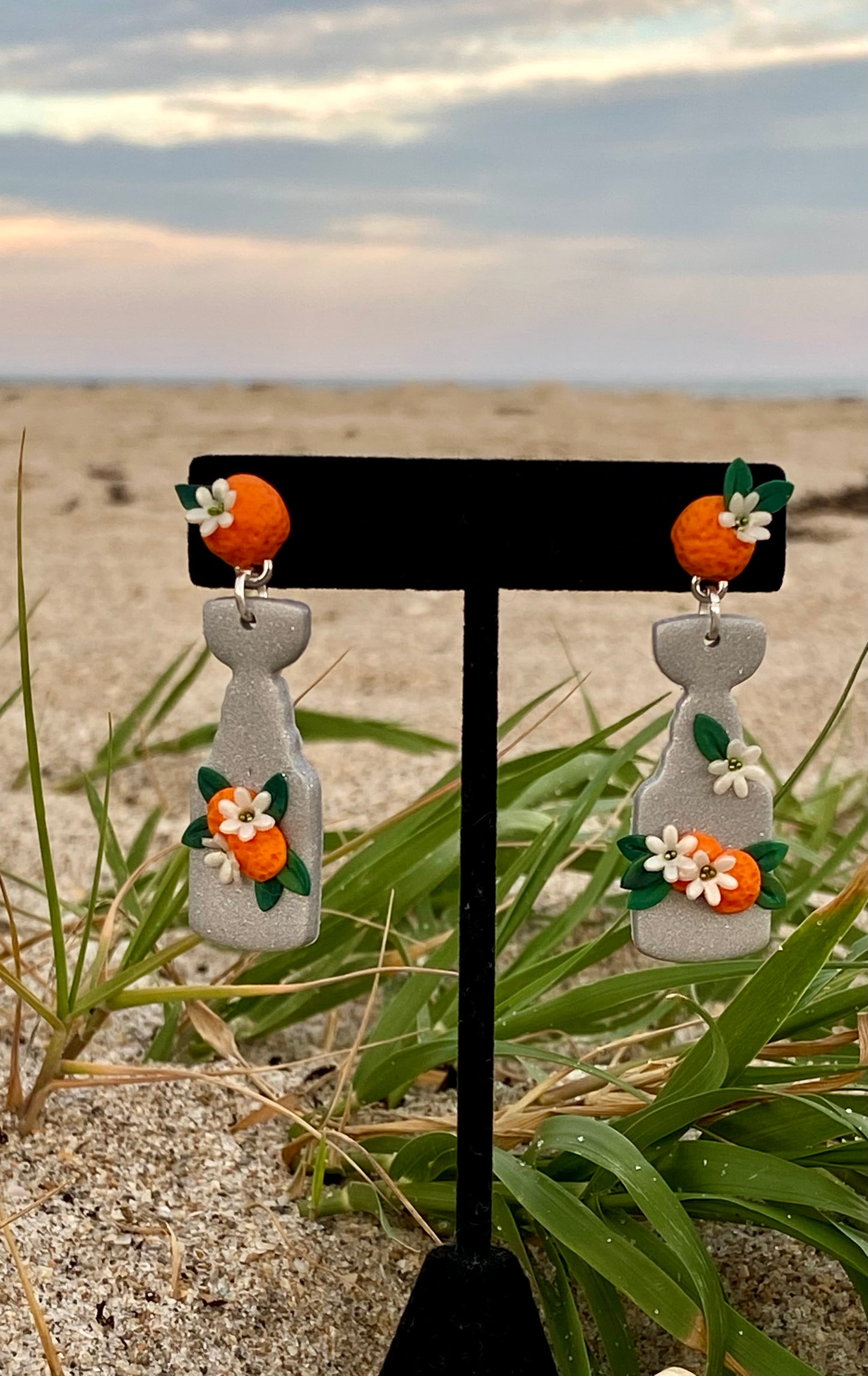 Stanley Cup Earrings - State Flower Collection - Florida Orange Blossom