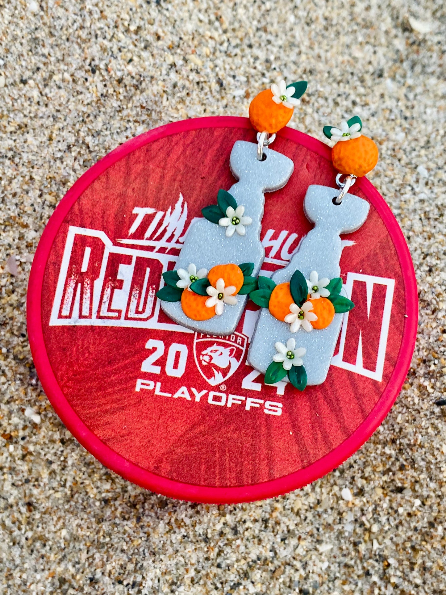 Stanley Cup Earrings - State Flower Collection - Florida Orange Blossom